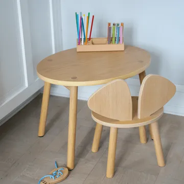 Silla infantil Mouse Chair - Roble - Nofred
