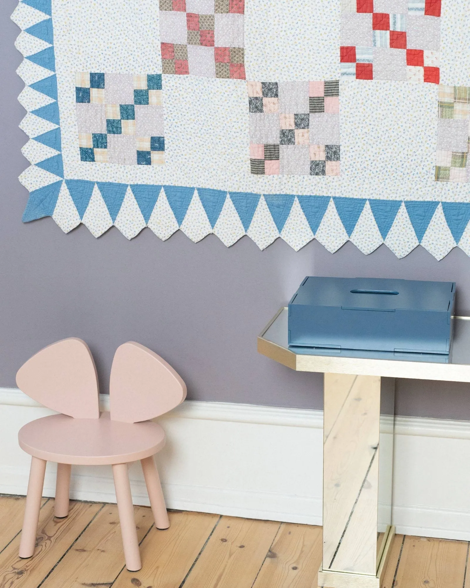 Silla infantil Mouse Chair, Rosa Nofred
