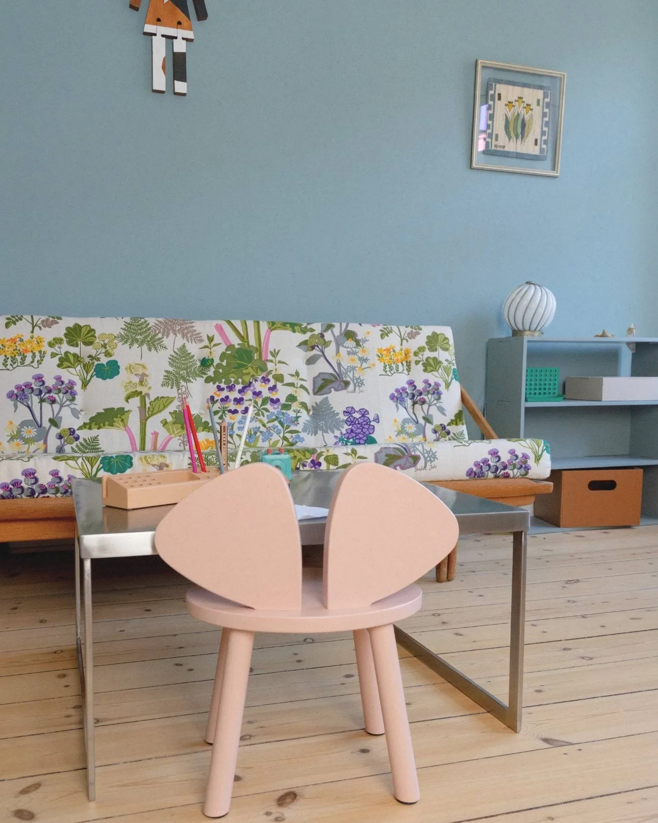 Silla infantil Mouse Chair, Rosa Nofred