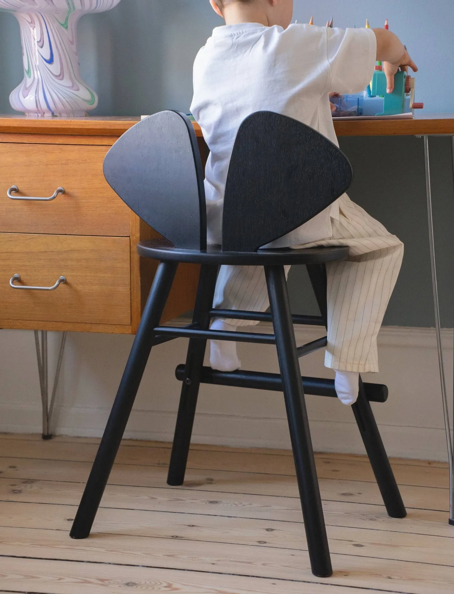 Silla Mouse Chair Junior, Negro Nofred
