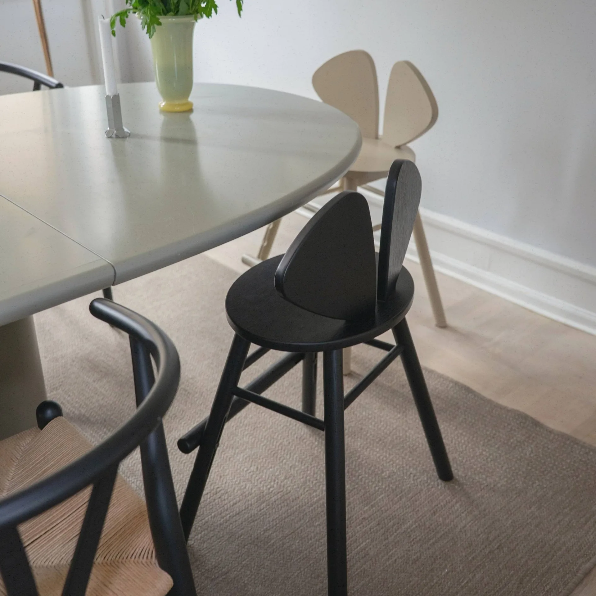 Silla Mouse Chair Junior, Negro Nofred