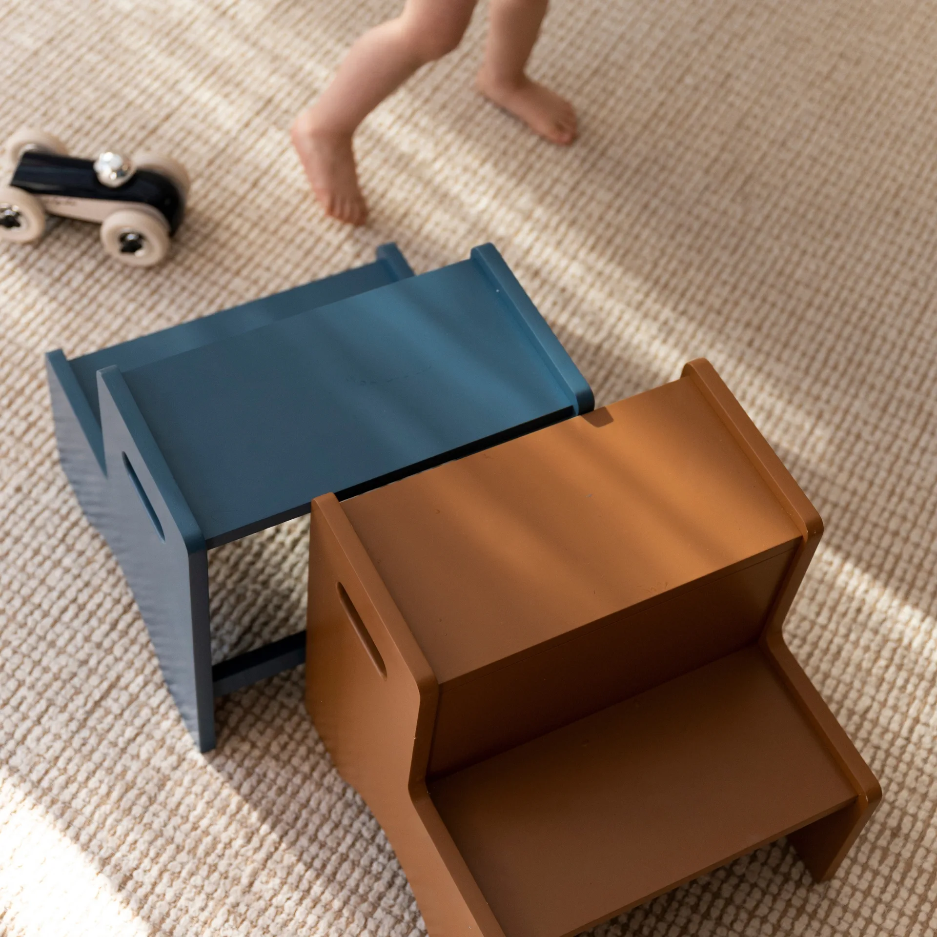 Taburete infantil Step Up, Azul Nofred