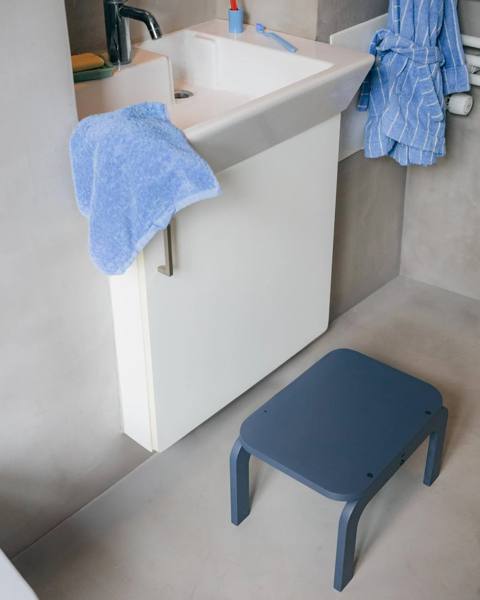 Taburete Kiddo Step Seat, Blue Nofred