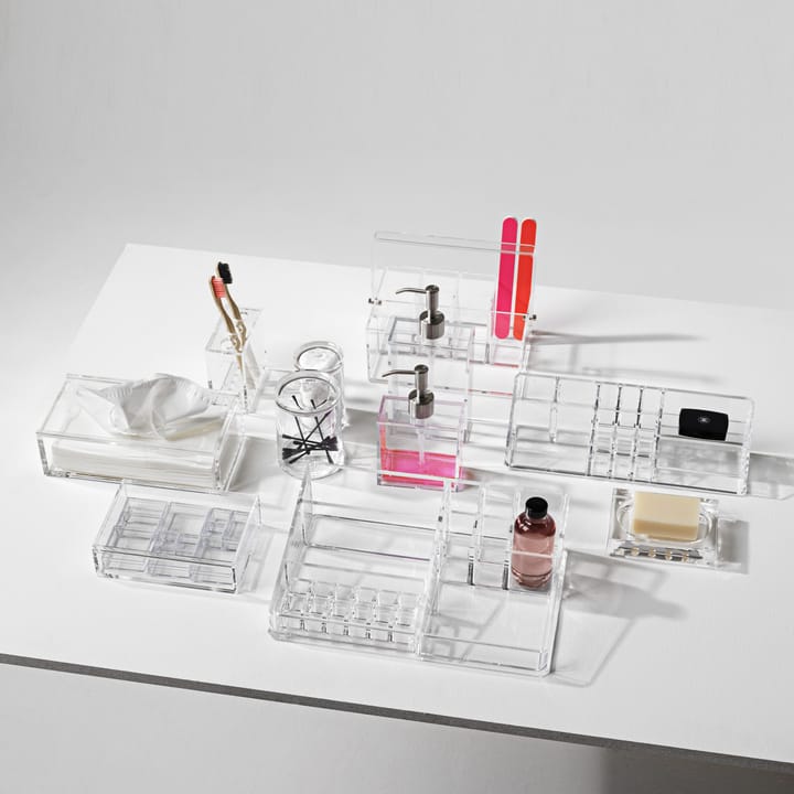 Caja con compartimentos Clear, transparente Nomess Copenhagen