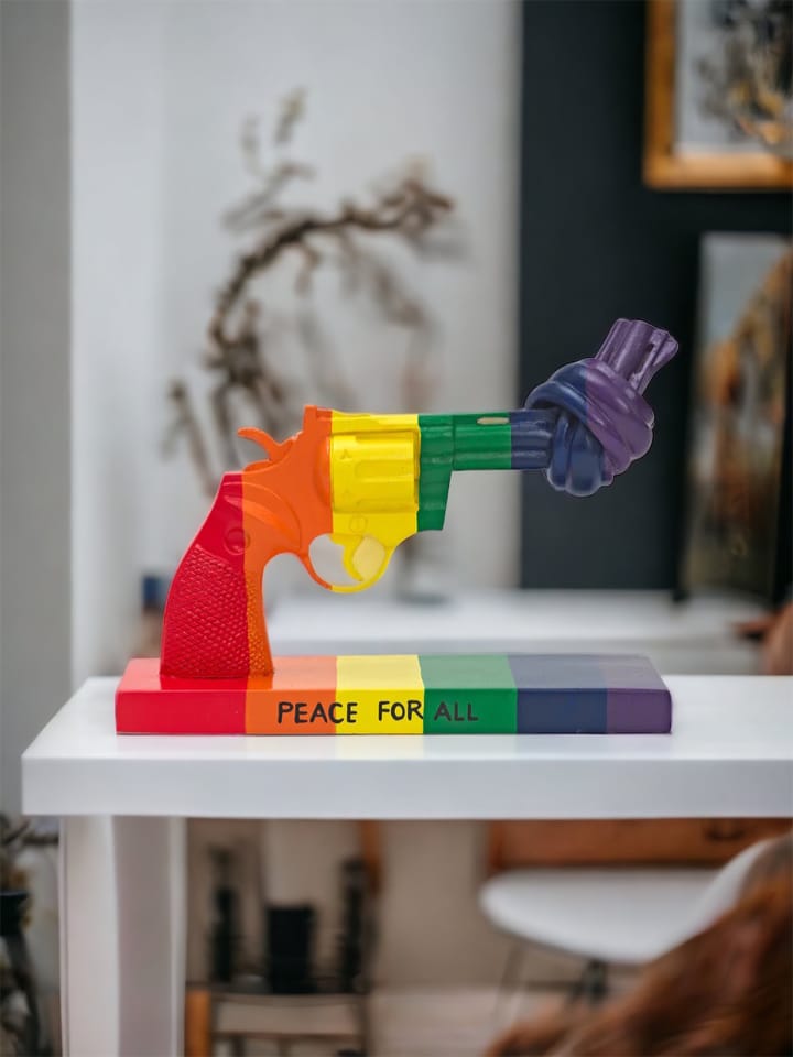 Decoración Peace for All 19 cm, Multi Non Violence