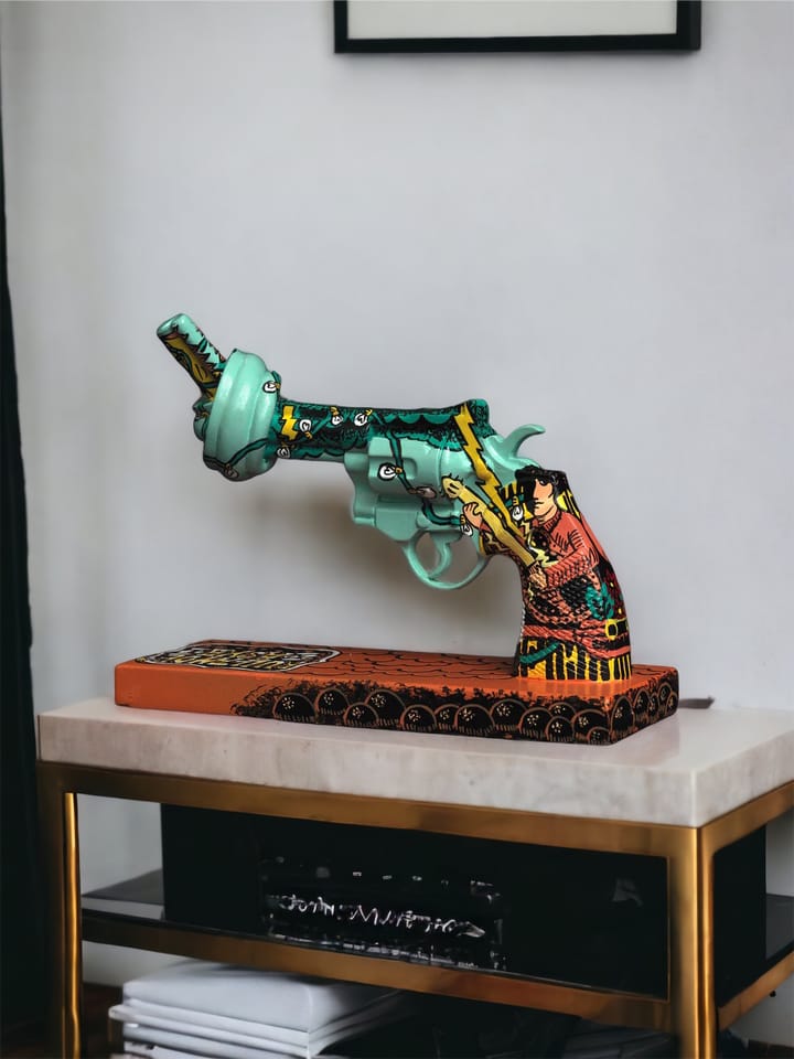Decoración Peace n Luv 19 cm, Multi Non Violence