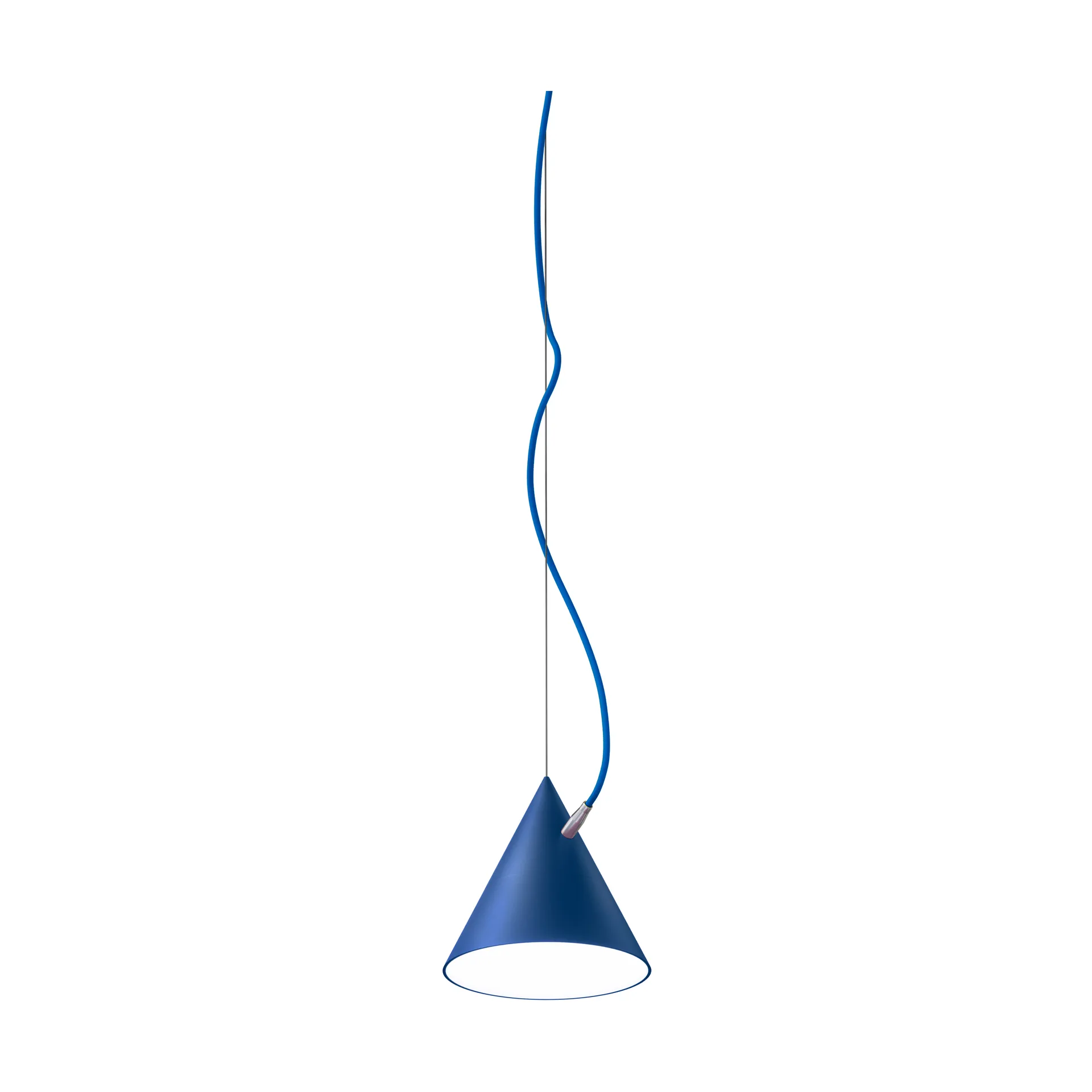 Lámpara colgante Castor 20 cm, Azul-azul-plata Noon