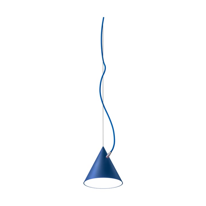 Lámpara colgante Castor 20 cm, Azul-azul-plata Noon