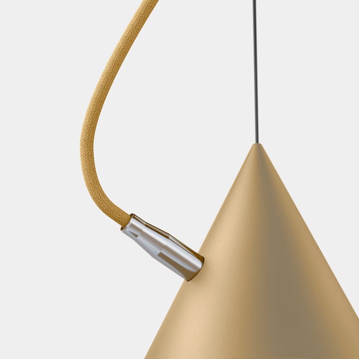 Lámpara colgante Castor 20 cm, Beige-beige claro-plata Noon