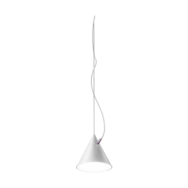 Lámpara colgante Castor 20 cm - Blanco-blanco-plata - Noon