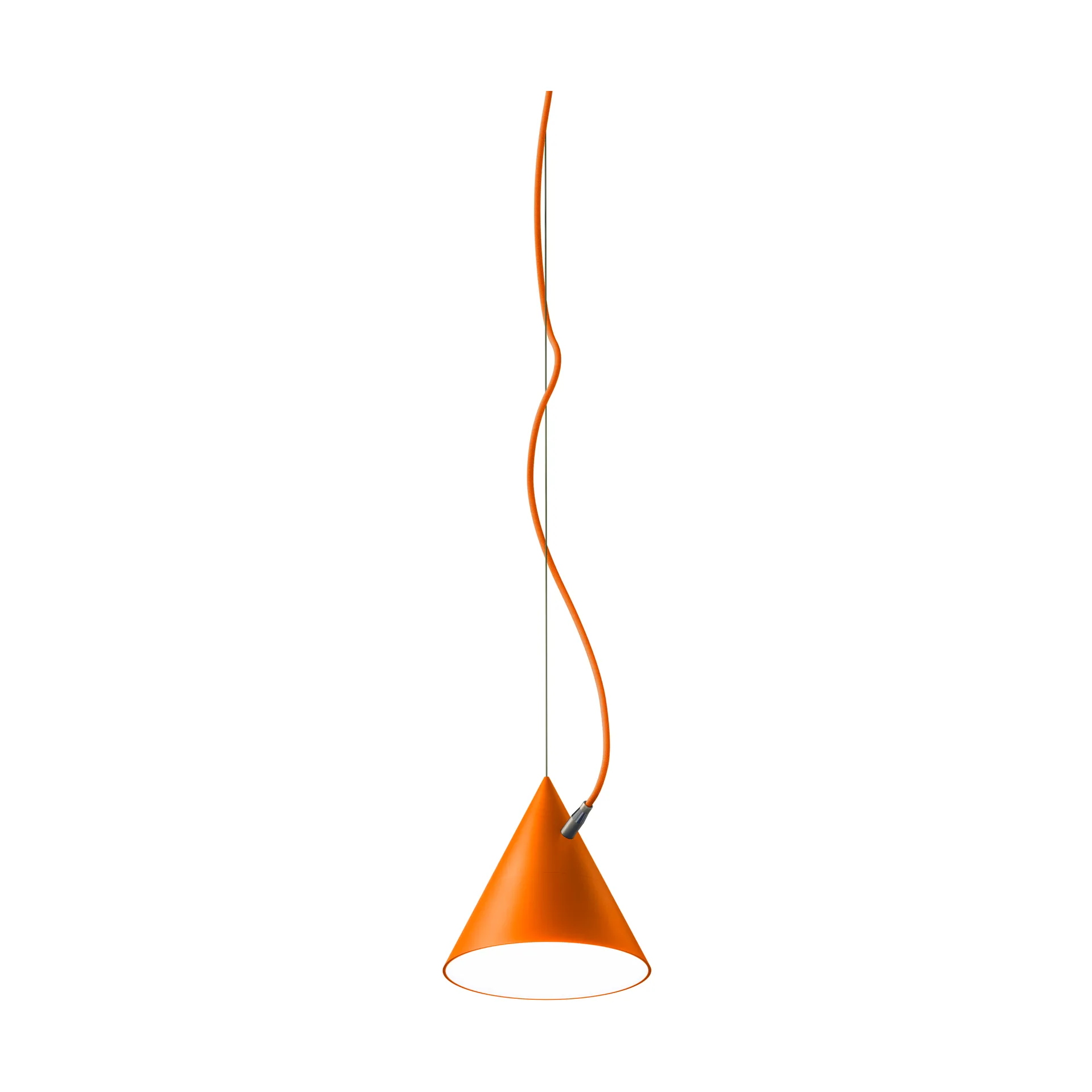 Lámpara colgante Castor 20 cm, Naranja-naranja-plata Noon