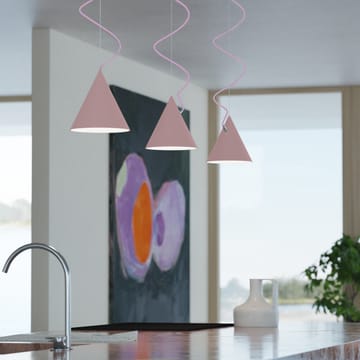 Lámpara colgante Castor 20 cm - Rosa-rosa-plata - Noon