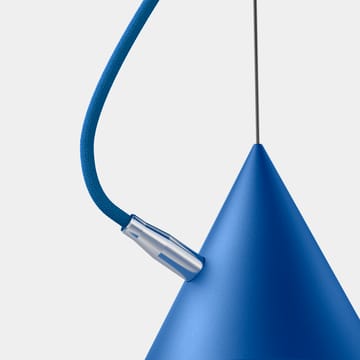 Lámpara colgante Castor 40 cm - Azul-azul-plata - Noon