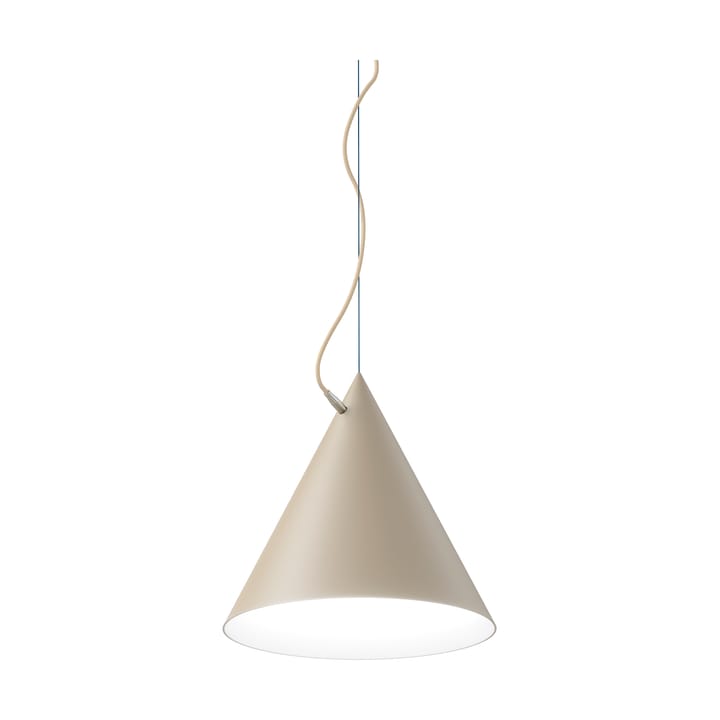 Lámpara colgante Castor 40 cm - Beige-beige claro-plata - Noon