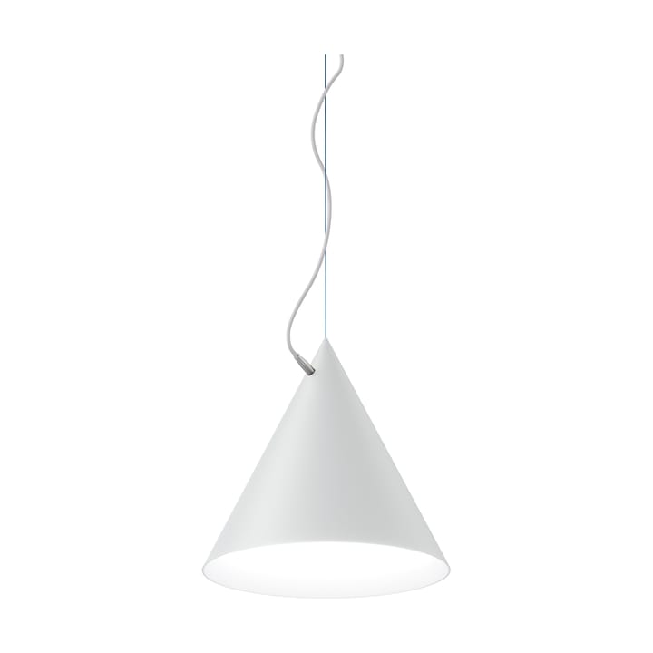 Lámpara colgante Castor 40 cm - Blanco-blanco-plata - Noon