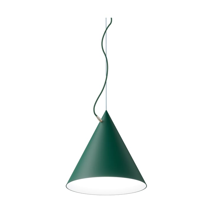 Lámpara colgante Castor 40 cm - British racing green-verde oscuro-latón - Noon
