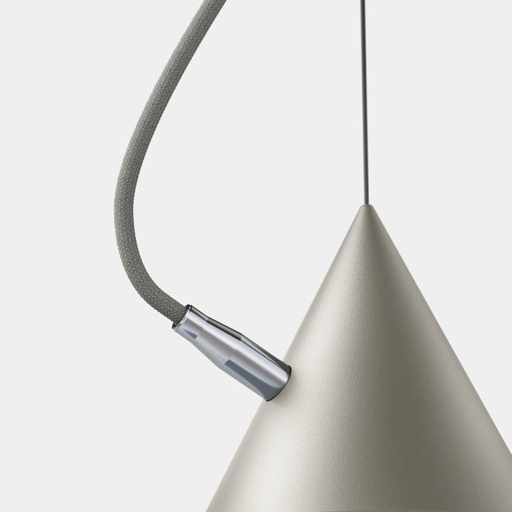 Lámpara colgante Castor 40 cm - Gris-gris claro-plata - Noon