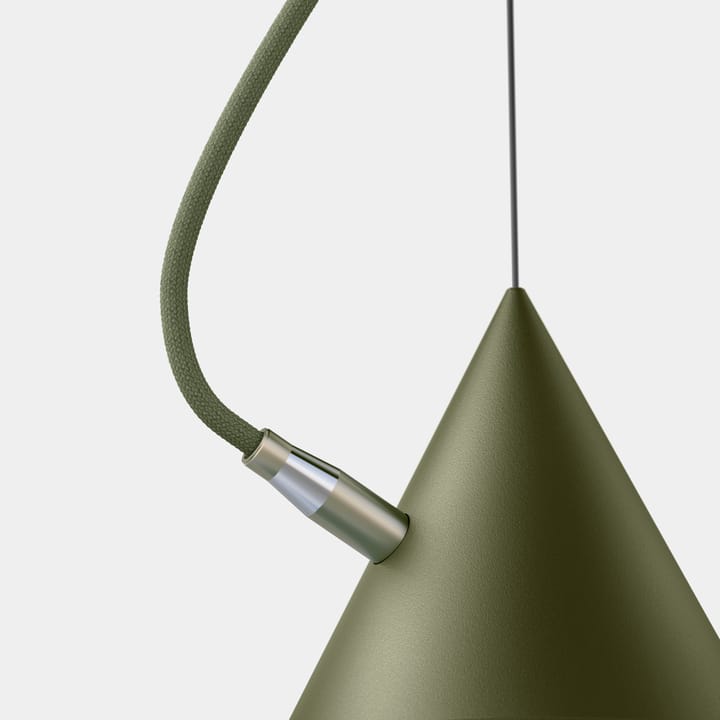 Lámpara colgante Castor 40 cm - Verde militar-verde-latón - Noon