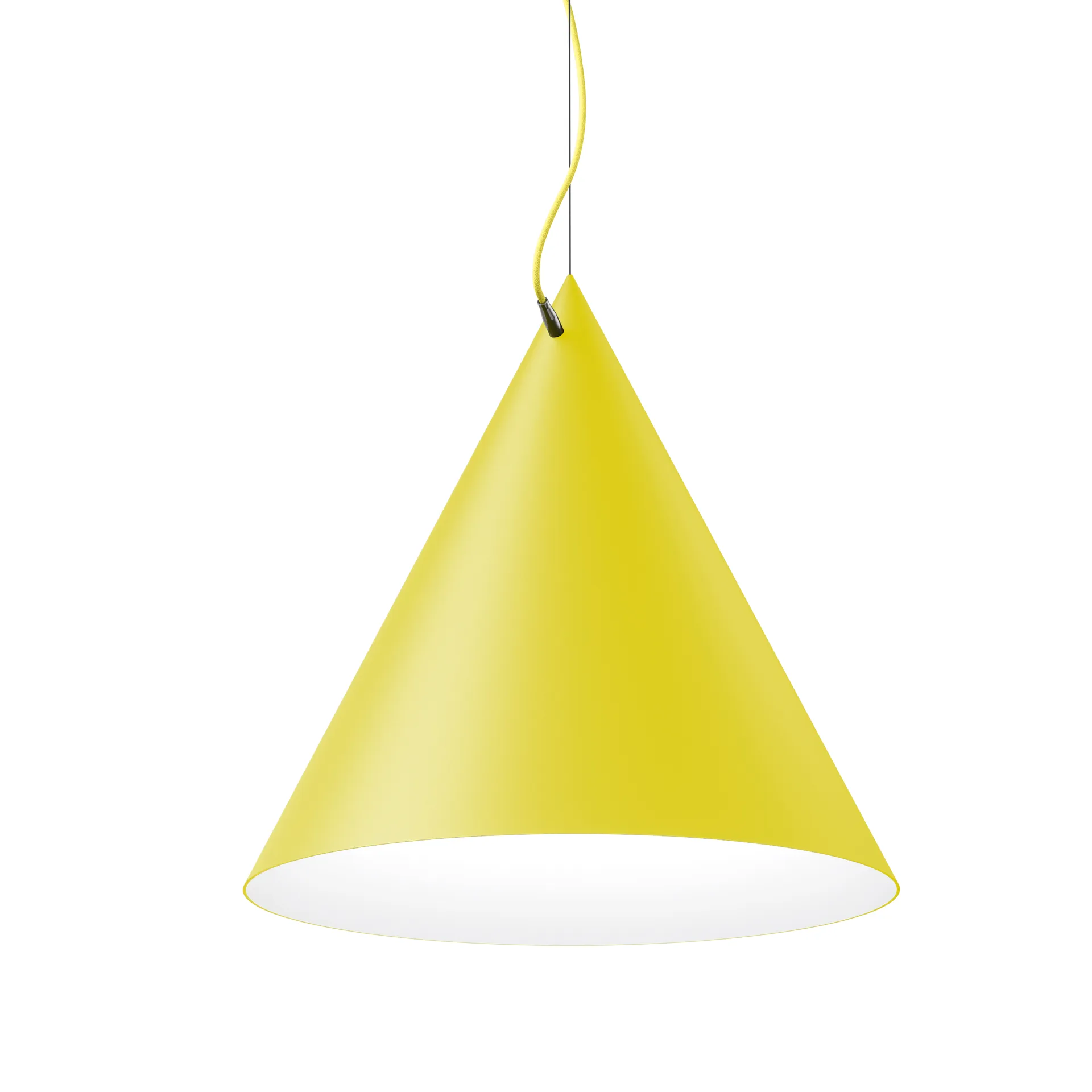 Lámpara colgante Castor 60 cm, Amarillo-amarillo claro-plata Noon