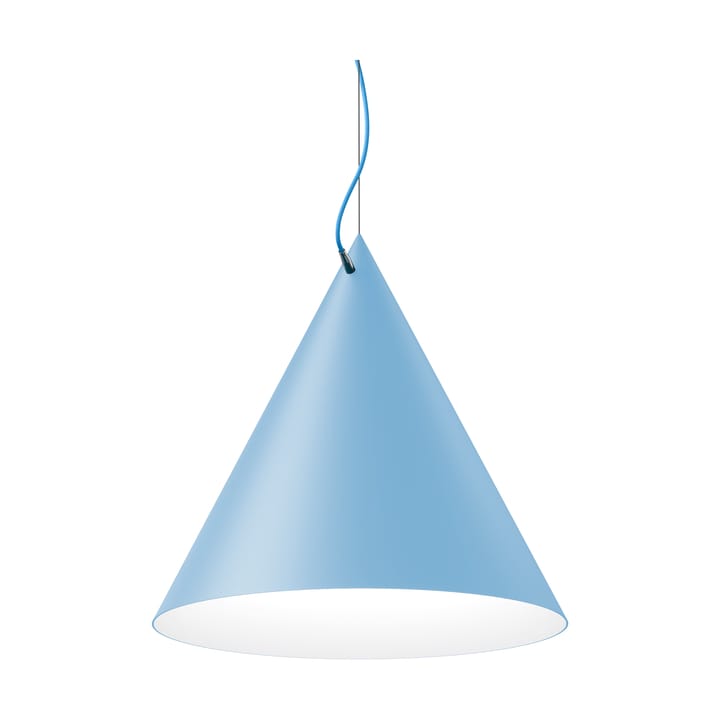 Lámpara colgante Castor 60 cm - Azul pastel-azul claro-plata - Noon