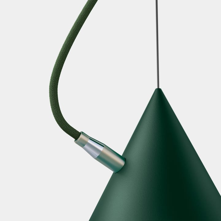 Lámpara colgante Castor 60 cm - British racing green-verde oscuro-latón - Noon