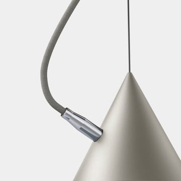 Lámpara colgante Castor 60 cm - Gris-gris claro-plata - Noon
