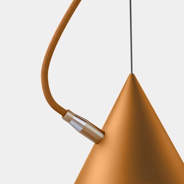 Lámpara colgante Castor 60 cm - Marrón-okra-latón - Noon