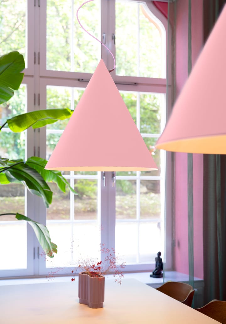 Lámpara colgante Castor 60 cm, Rosa-rosa-plata Noon