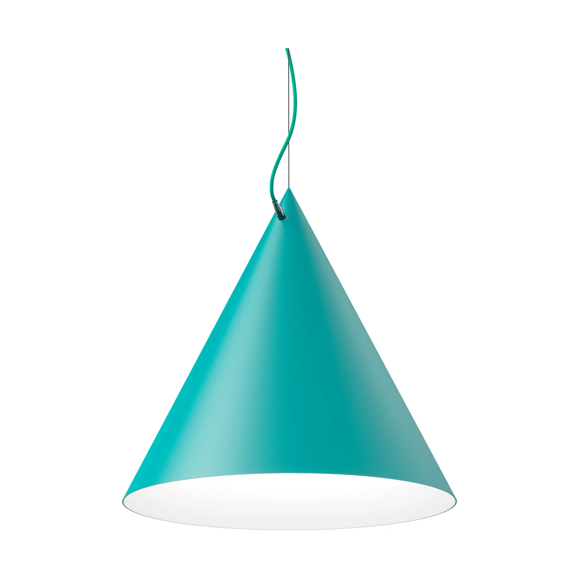 Lámpara colgante Castor 60 cm, Turquesa-turquesa-plata Noon