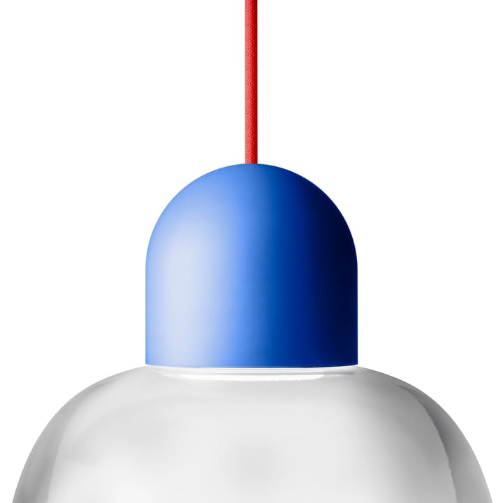 Lámpara colgante Dia 27 cm - Azul claro-rojo - Noon