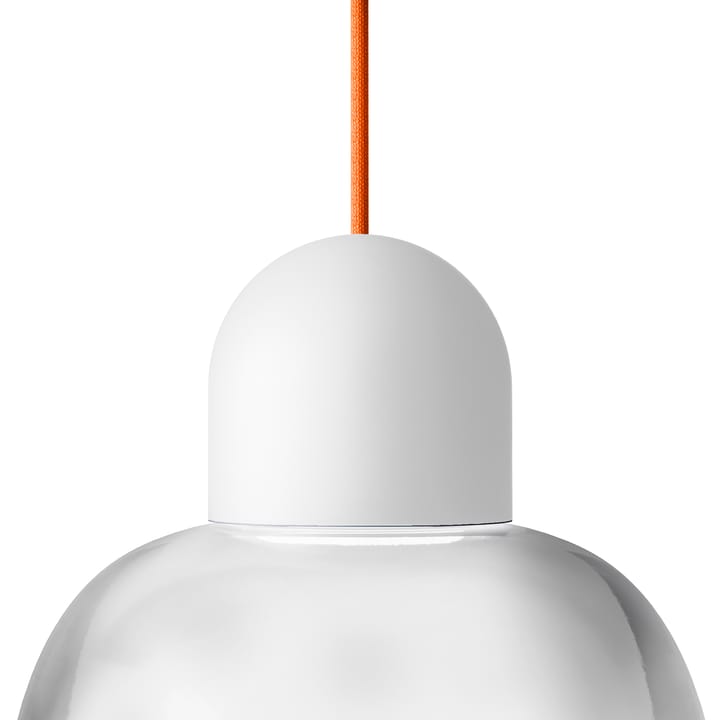 Lámpara colgante Dia 27 cm - Blanco-naranja - Noon