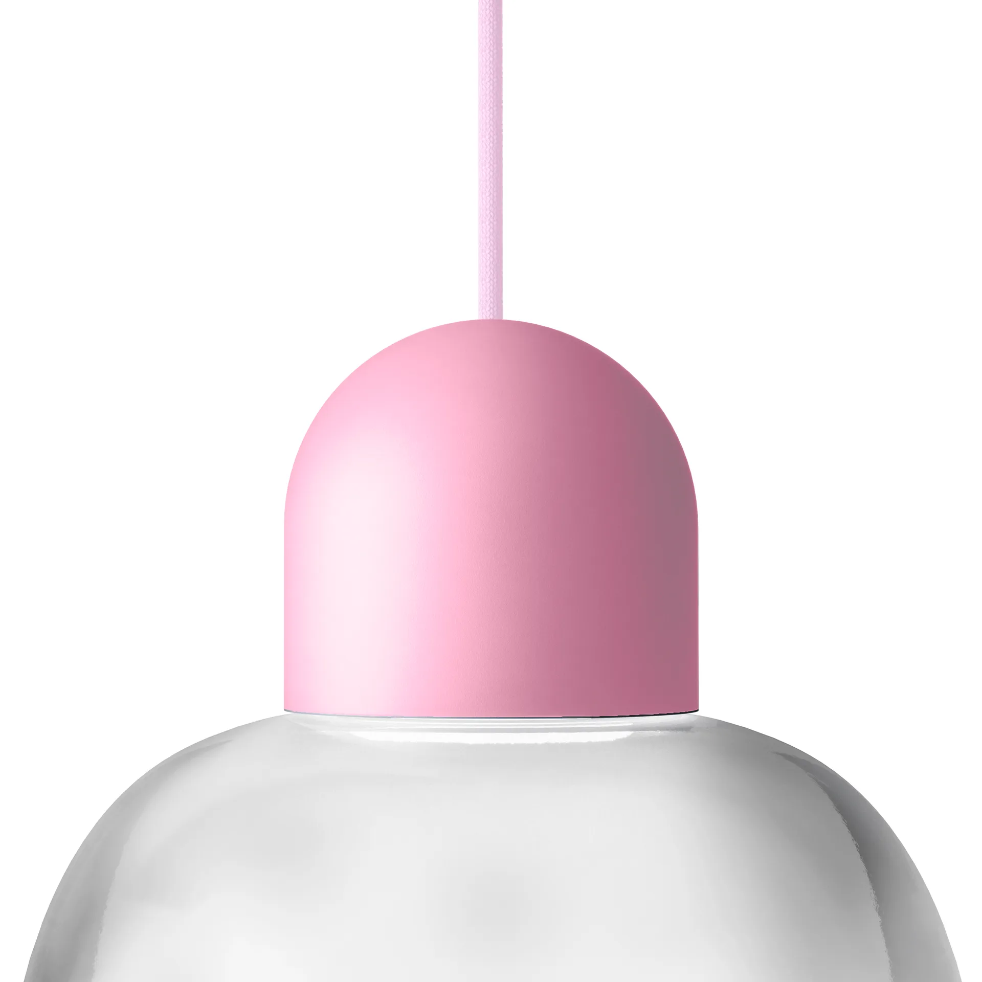 Lámpara colgante Dia 27 cm, Rosa-rosa Noon