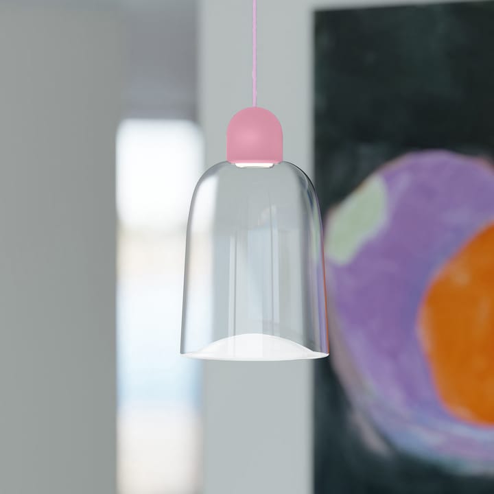 Lámpara colgante Dia 27 cm, Rosa-rosa Noon