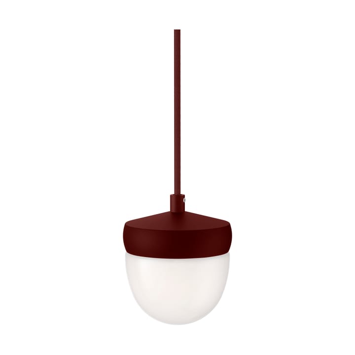 Lámpara colgante Pan esmerilado 10 cm - Rojo Borgoña-rojo oscuro - Noon