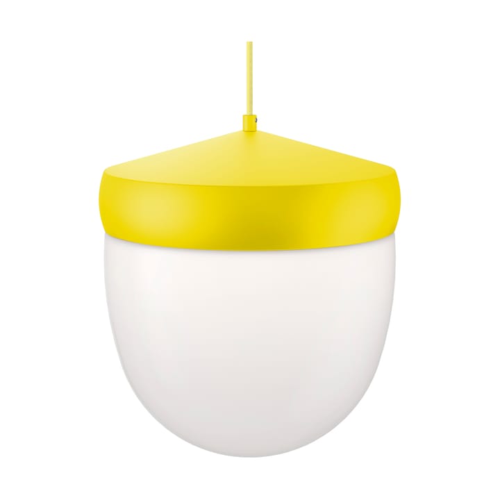 Lámpara colgante Pan esmerilado 30 cm - Amarillo-amarillo claro - Noon