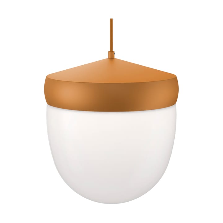 Lámpara colgante Pan esmerilado 30 cm - Marrón-okra - Noon