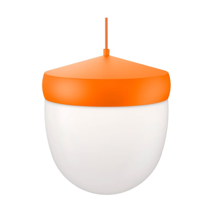Lámpara colgante Pan esmerilado 30 cm - Naranja-naranja - Noon