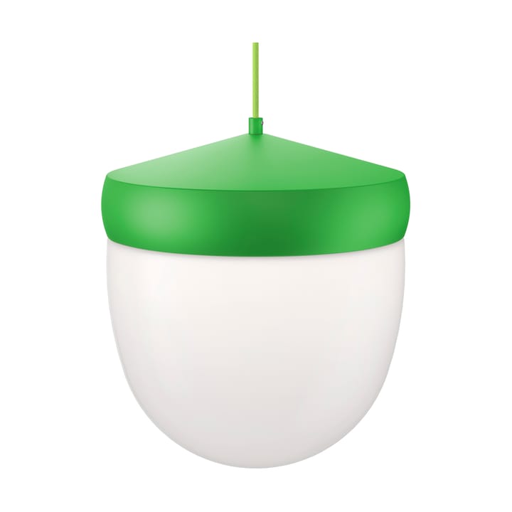 Lámpara colgante Pan esmerilado 30 cm - Verde claro-verde claro - Noon