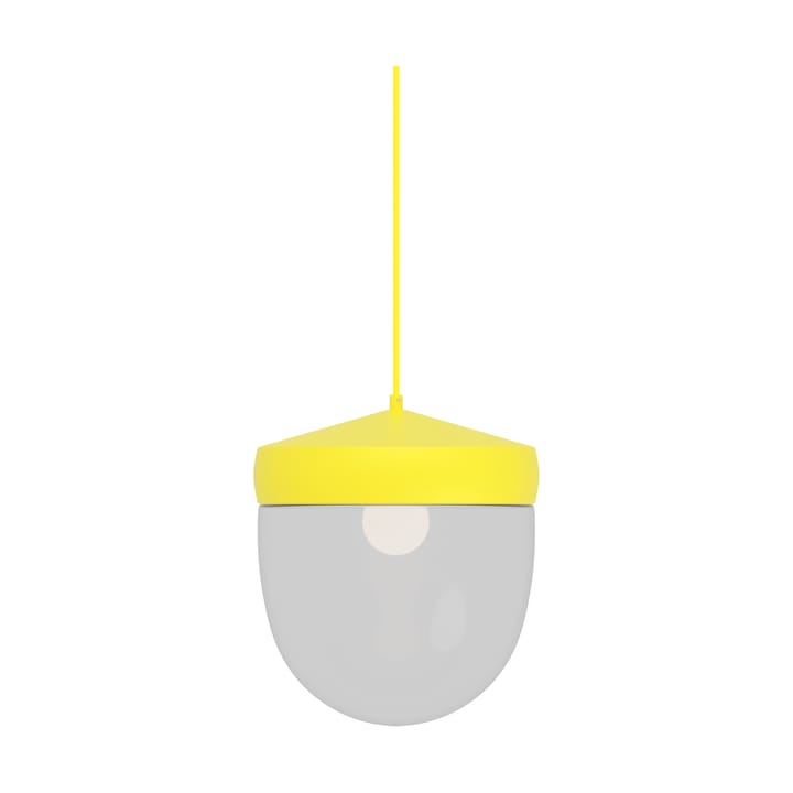 Lámpara colgante Pan transparente 30 cm - Amarillo-amarillo claro - Noon