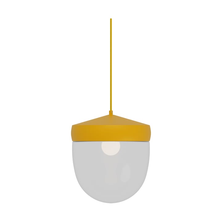 Lámpara colgante Pan transparente 30 cm - Amarillo dorado-amarillo azufre - Noon