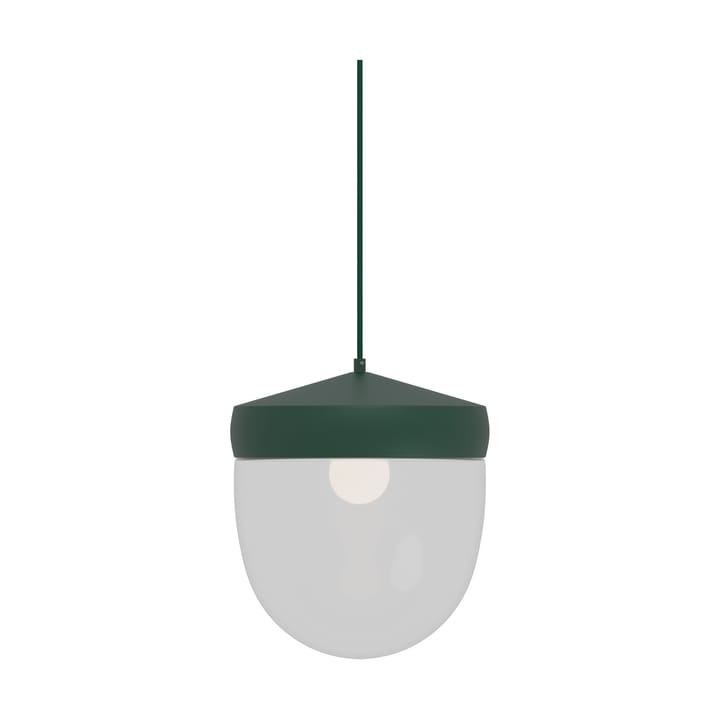 Lámpara colgante Pan transparente 30 cm - British racing green-verde oscuro - Noon