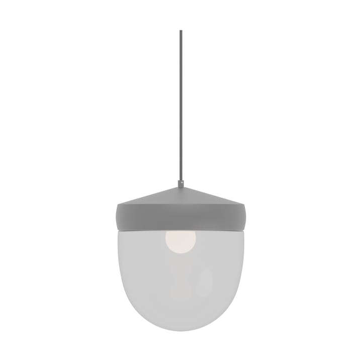 Lámpara colgante Pan transparente 30 cm - Gris-gris claro - Noon