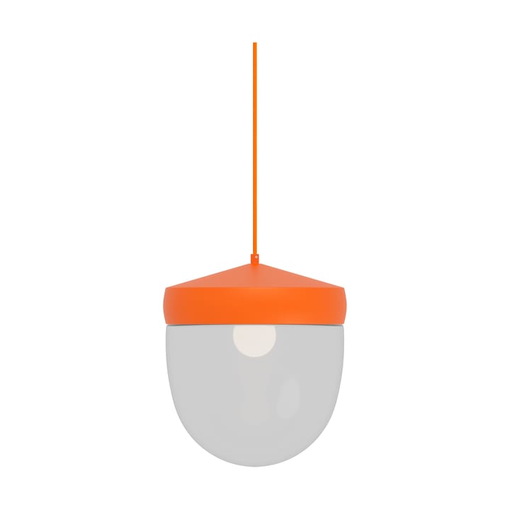 Lámpara colgante Pan transparente 30 cm - Naranja-naranja - Noon