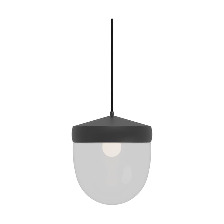 Lámpara colgante Pan transparente 30 cm - Negro-negro - Noon