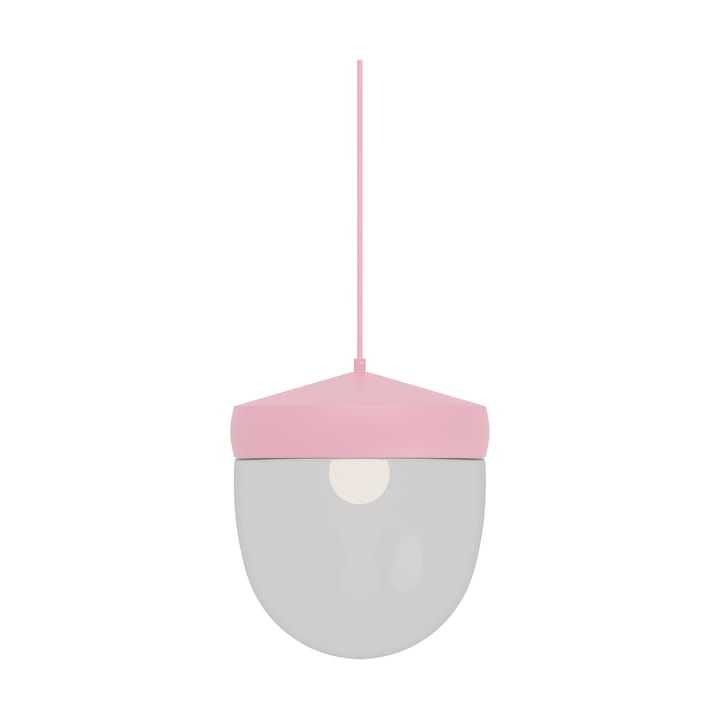 Lámpara colgante Pan transparente 30 cm - Rosa-rosa - Noon