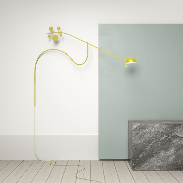 Lámpara de pared Juno, Amarillo-amarillo claro Noon
