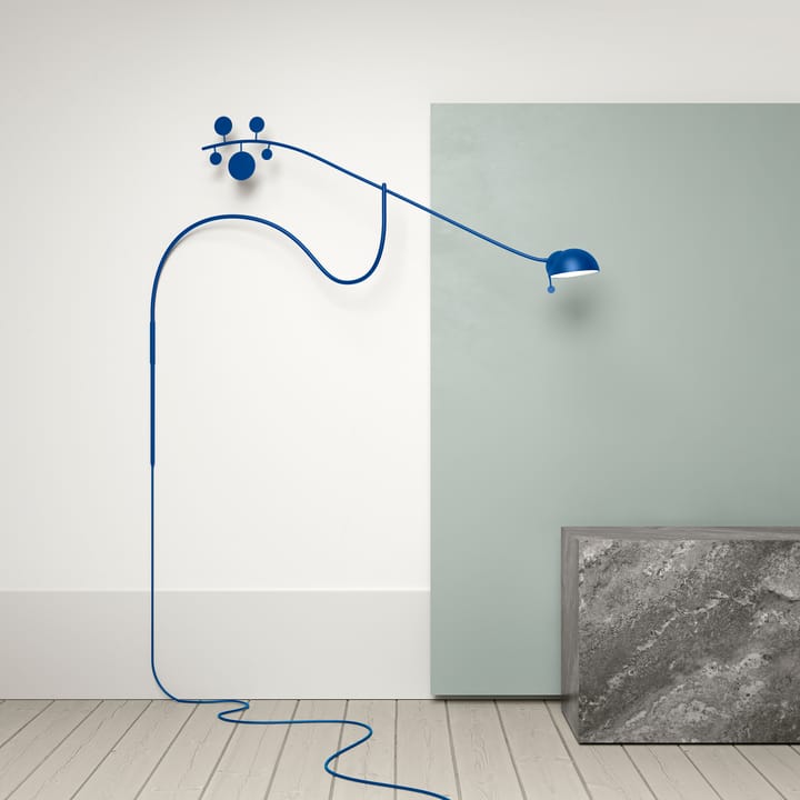 Lámpara de pared Juno, Azul-azul Noon