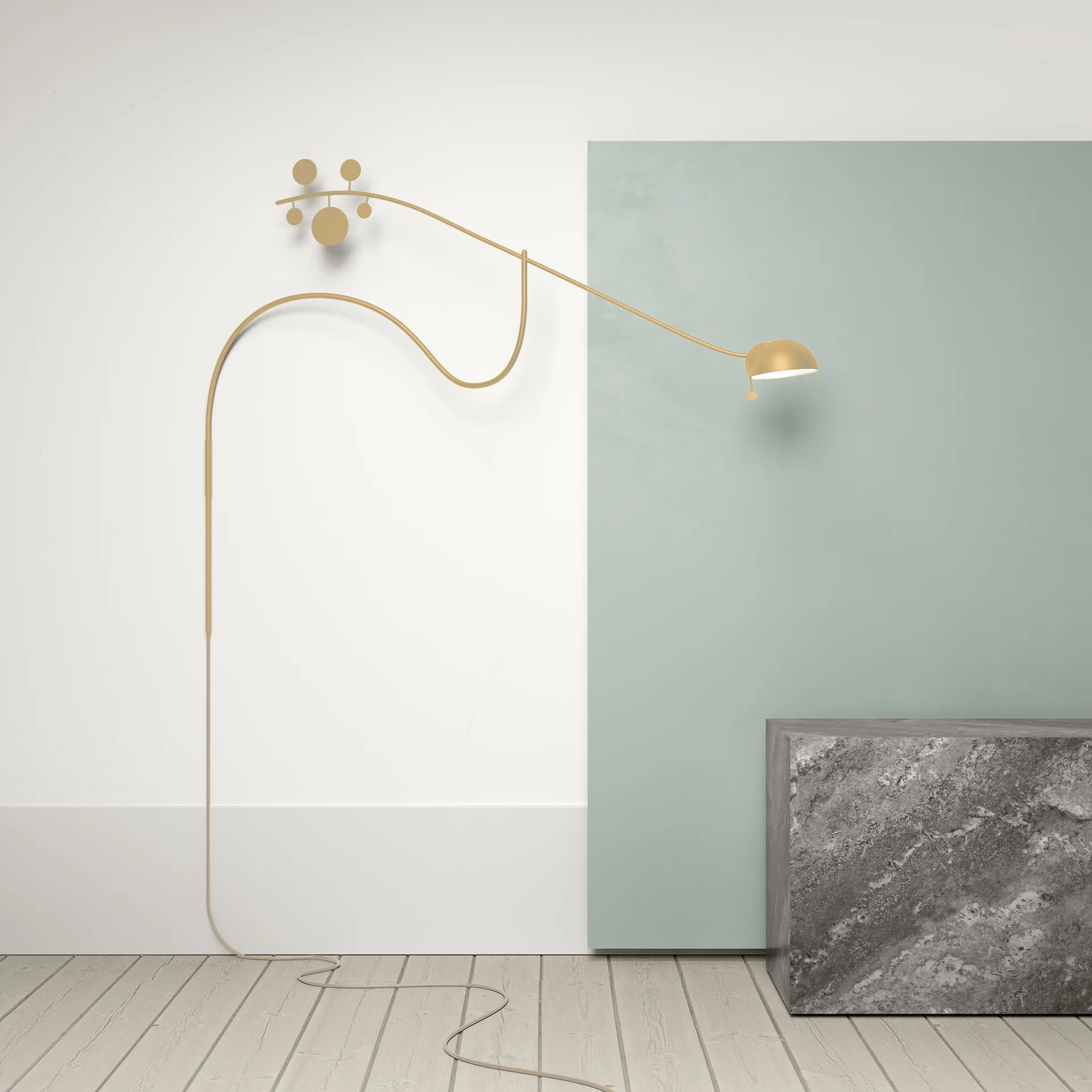 Lámpara de pared Juno, Beige-beige claro Noon