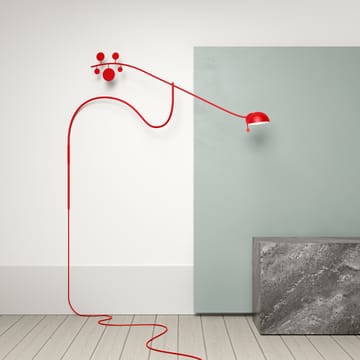 Lámpara de pared Juno - Rojo-rojo - Noon