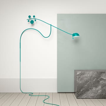 Lámpara de pared Juno - Turquesa-turquesa - Noon